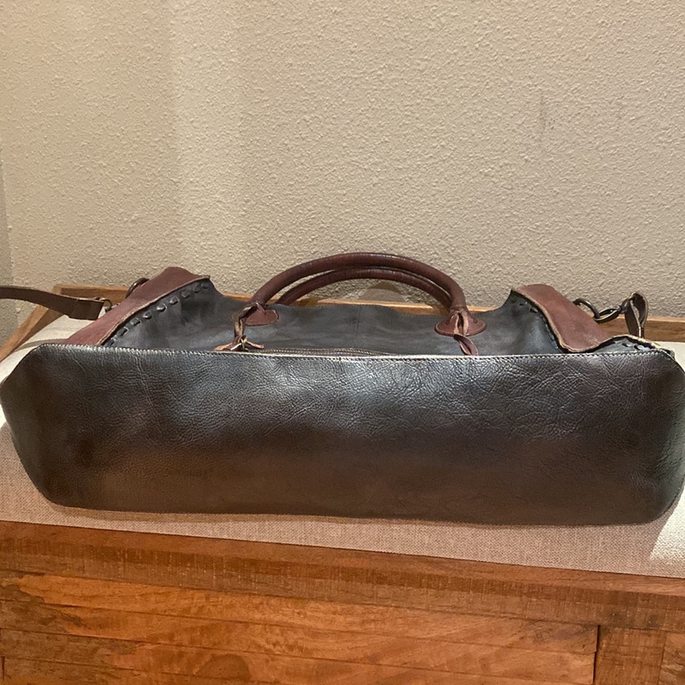 Bed Stu Dark Brown Leather Tote Bag - Picture 5 of 16